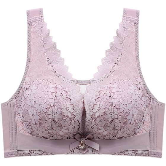 Underwear female no steel ring gathers adjustment of the bra, small breast thickened upper side side -in -side Underwear female no steel ring gathers adjustment of the bra, small breast thickened upper side side -in -side