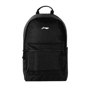 Li Ning Backpack Schoolbag ຂອງແມ່ຍິງສີດໍາເດີນທາງຂະຫນາດໃຫຍ່ຄວາມອາດສາມາດຜູ້ຊາຍໂຮງຮຽນມັດທະຍົມຕອນຕົ້ນນັກສຶກສາວິທະຍາໄລໂຮງຮຽນສູງນັກສຶກສາກິລາ backpack ນ້ໍາຫນັກເບົາ