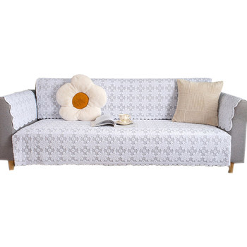 ຜ້າເຊັດຕົວ sofa lace, backrest towel, universal ສໍາລັບທຸກລະດູການ, ການປົກຫຸ້ມຂອງຜົມທົ່ວໄປ, ທີ່ວາງແຂນ, ບໍ່ເລື່ອນ, ທົ່ວໄປ, ຄວາມຍາວສາມາດປັບແຕ່ງໄດ້