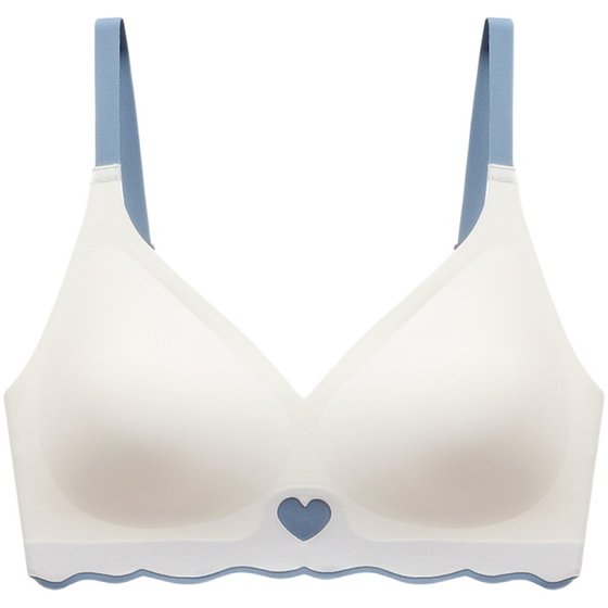 Light and light style without trace Summer underwear female big breasts, small breasts gathered to collect pair of milk girl style sports no steel ring bra Light and light style without trace Summer underwear female big breasts, small breasts gathered to collect pair of milk girl style sports no steel ring bra