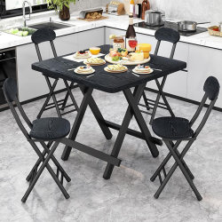 Extremely fast foldable table, dining table, home simple rental, portable stall, outdoor small apartment dining table, small