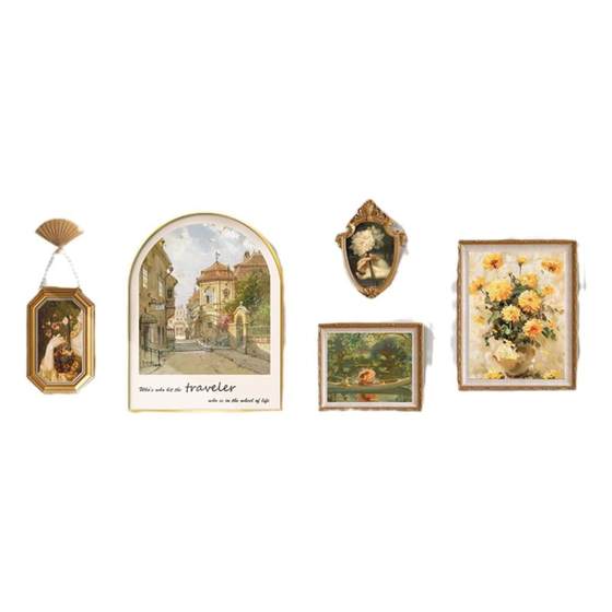 Shengdi French cream style hanging paintings niche retro living room sofa background wall mural medieval high-end texture painting
Shengdi French cream style hanging paintings niche retro living room sofa background wall mural medieval high-end texture painting