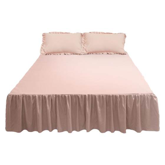 Korean INS Wind bed skirt sheet pillow beds, bedding bed cover protective cover water cotton pure color whole cotton mattress Korean INS Wind bed skirt sheet pillow beds, bedding bed cover protective cover water cotton pure color whole cotton mattress