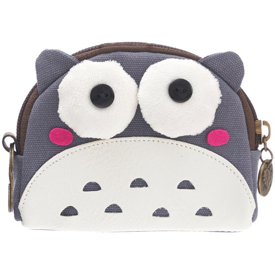 Small purse female little mini cute children coin zipper bag children's canvas small wallet coin purse cartoon Korean South Korea Small purse female little mini cute children coin zipper bag children's canvas small wallet coin purse cartoon Korean South Korea