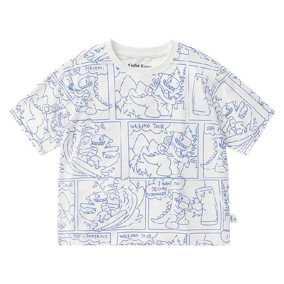 Right European children's medium-sized children's short-sleeved T-shirt panda print summer new children's clothing fashionable boys and girls' half-sleeved shirt
Right European children's medium-sized children's short-sleeved T-shirt panda print summer new children's clothing fashionable boys and girls' half-sleeved shirt