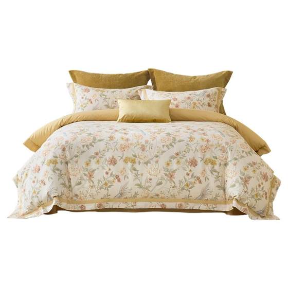 Mercury Home Textile Cotton Wool Set Nude Sleeping Class A Antibacterial Four-Piece Set Autumn and Winter Warm Quilt Cover Bedding Clothes
Mercury Home Textile Cotton Wool Set Nude Sleeping Class A Antibacterial Four-Piece Set Autumn and Winter Warm Quilt Cover Bedding Clothes