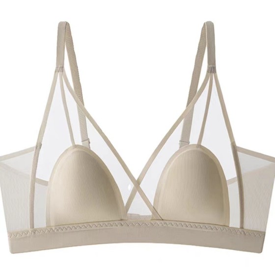 Rabbit ear cup underwear women's sexy big breasts, small, small, no steel ring ultra -thin gathered lace triangular cup to collect parallel breasts
Rabbit ear cup underwear women's sexy big breasts, small, small, no steel ring ultra -thin gathered lace triangular cup to collect parallel breasts