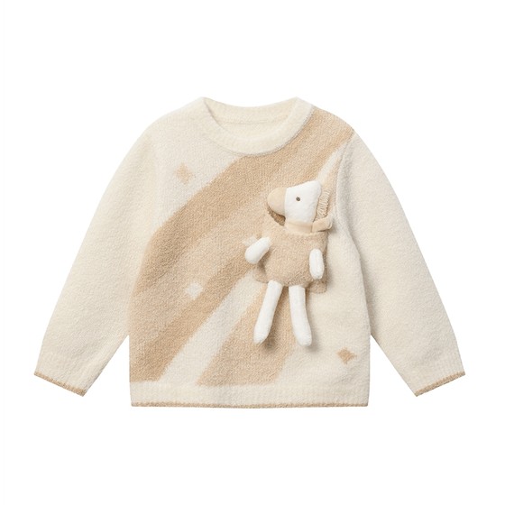 ETTOI Aidowa children's round neck sweater autumn and winter sweater three-dimensional pony boys and girls cashmere base shirt
ETTOI Aidowa children's round neck sweater autumn and winter sweater three-dimensional pony boys and girls cashmere base shirt