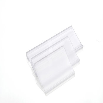 Supermarket shelf hook price tag price tag price tag double line hook price tag price tag card strip strip plastic tag