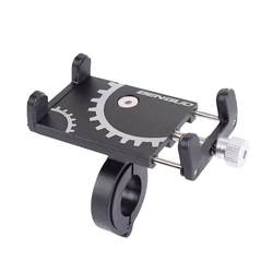 Mountain bike mobile phone holder, riding navigation bracket, electric motorcycle aluminum alloy mobile phone holder, takeaway equipment