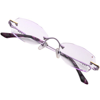 ກອບແວ່ນຕາ myopia ຂອບບາງ ultra-thinless ສໍາລັບແມ່ຍິງທີ່ມີການປ່ຽນສີ, ແວ່ນຕາຕັດເພັດ, ແວ່ນຕາສໍາລັບແມ່ຍິງ myopia T217