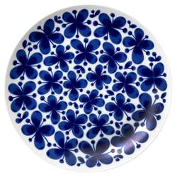 Swedish Rorstrand blue classic butterfly flower ceramic tableware plate bowl coffee tea cup Nordic