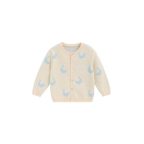 whitewheat Children's 2025 Spring Cardigan Sweater Boys Sweater Baby Girl Pure Cotton Duck Top
whitewheat Children's 2025 Spring Cardigan Sweater Boys Sweater Baby Girl Pure Cotton Duck Top