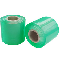 Green PVC stretch film, wire film, packaging film, plastic packaging film, grafting film, transparent small roll stretch film