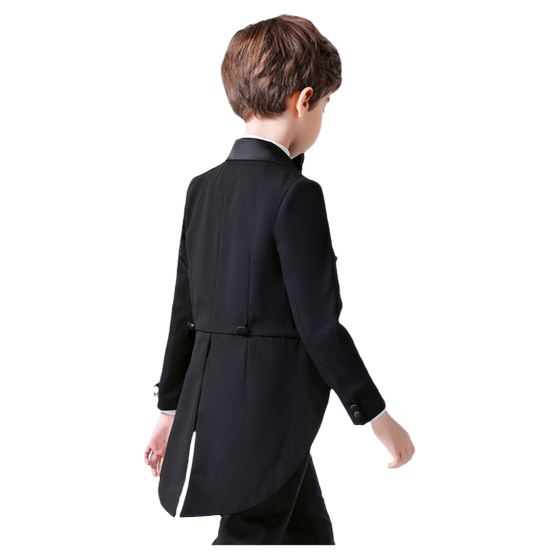 Romon children's dress tuxedo boys' small suit suit three-piece piano performance suit hosting suit British
Romon children's dress tuxedo boys' small suit suit three-piece piano performance suit hosting suit British