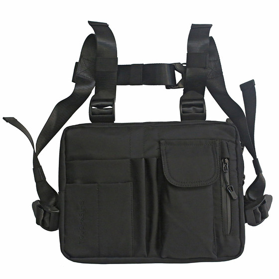 Ins bag men's chest bag workwear backpack trendy brand men's bag tactical bag men's functional vest bag casual personality Ins bag men's chest bag workwear backpack trendy brand men's bag tactical bag men's functional vest bag casual personality
