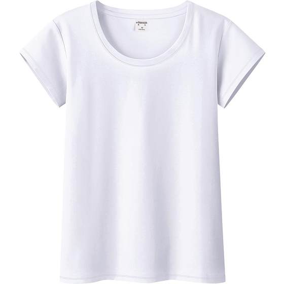 White T -shirt Female short -sleeved pure cotton versatile half -sleeved low -round collar leggings bottoming shirt new inner black body 桖 summer White T -shirt Female short -sleeved pure cotton versatile half -sleeved low -round collar leggings bottoming shirt new inner black body 桖 summer