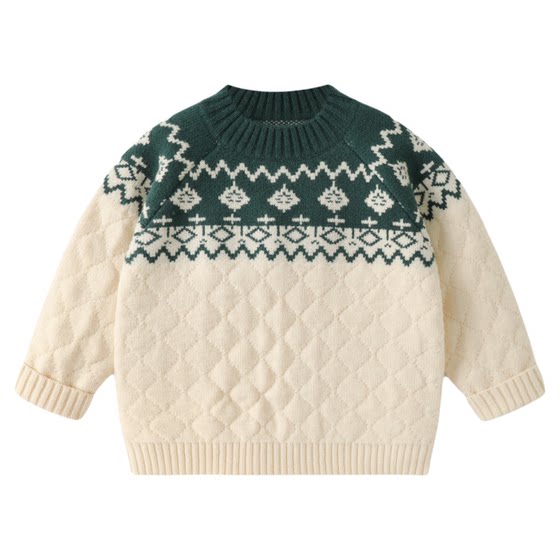 Right European children's clothing boys' warm sweater girls' childhood clothes sweater fashionable autumn and winter new children's Christmas knitted sweater
Right European children's clothing boys' warm sweater girls' childhood clothes sweater fashionable autumn and winter new children's Christmas knitted sweater