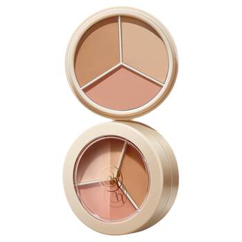 Concealer palette ທາສີສາມສີເພື່ອປົກປິດຈຸດດ່າງດຳ, ຮອຍສິວ, ຮອຍດ່າງດຳ ແລະຮອຍຍ່ຽວ ແນະນຳຮ້ານ flagship ຂອງແທ້