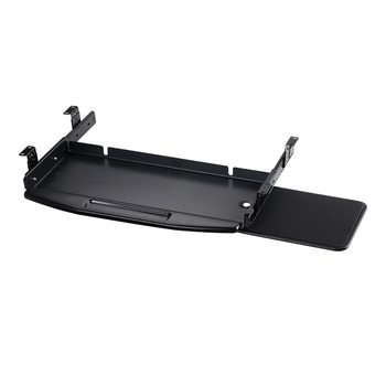 Desk computer tray rack steel metal keyboard tray rotating mouse keyboard push-pull bracket support track