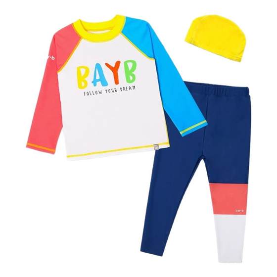 Bayb Children's Sea Beach Resort Shemplate Long Sleeve Pants Swim Swing Swimsuit Duopamine color matching
Bayb Children's Sea Beach Resort Shemplate Long Sleeve Pants Swim Swing Swimsuit Duopamine color matching