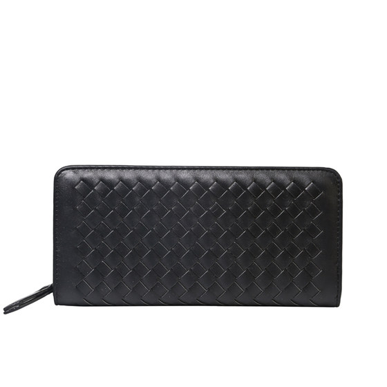 The new Korean version of the weaving wallet long handbag handmade hand -made handbag men's women's money clip fashion card bag The new Korean version of the weaving wallet long handbag handmade hand -made handbag men's women's money clip fashion card bag