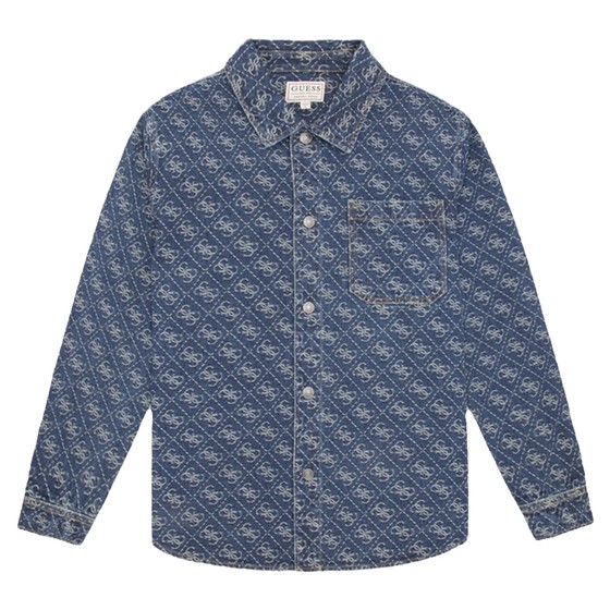 GUESS men and women same style trendy old-fashioned denim jacket-M4PN58D51V0 GUESS men and women same style trendy old-fashioned denim jacket-M4PN58D51V0
