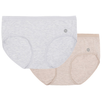 NestDesigns ຊຸດຊັ້ນໃນຂອງແມ່ຍິງ 2-pack Bamboo Breathable Briefs Shorts Spring and Summer Boxer leggings