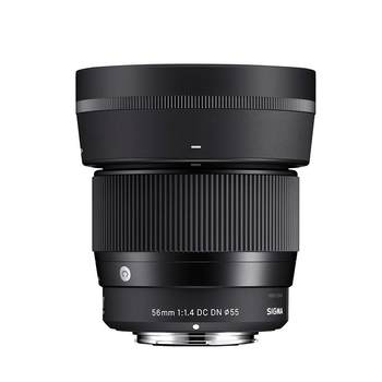 Sigma/sigma 56mm F1.4 half-frame aperture large micro-single portrait lens Fuji Sony Canon L-mount