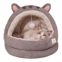 Cat nest, four-season universal pet nest, dog nest, summer kitten room, summer semi-enclosed sleeping nest mattress
