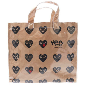 Christmas love kraft paper bag shopping bag large bag spoof handbag pvc waterproof bag