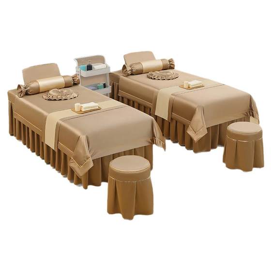 New beauty bed cover four-piece set Tensi solid color beauty salon special ear massage bed sheet bed cover for four seasons
New beauty bed cover four-piece set Tensi solid color beauty salon special ear massage bed sheet bed cover for four seasons