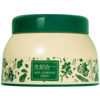 Cleansing Cream Deep Cleansing Facial Pores and Dirty Things Flagship Store ຂອງແທ້ Beauty Salon Wild Vegetable Facial Massage Cream