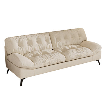 Yunduo sofa ອາພາດເມັນຂະຫນາດນ້ອຍຫ້ອງດໍາລົງຊີວິດສີຄີມ B&B ຫ້ອງນອນ fabric armless ສອງສາມບ່ອນນັ່ງ 2024 ຮູບແບບໃຫມ່