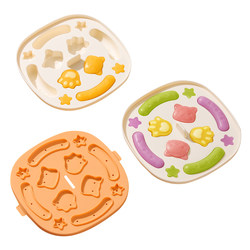 Baby food supplement mold steamable silicone steamed cake mold infant food grade jelly rice cake baking tool