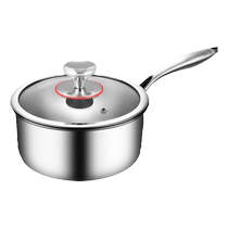 Herbaz pure titanium uncoated small milk pot baby special food supplement pot baby decoction integrated small soup pot 1310