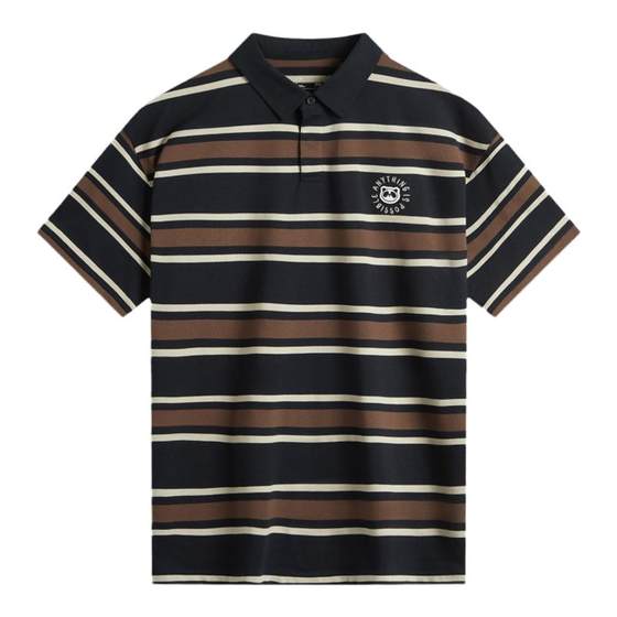 Li Ning authentic sports trend series men's stripes and trendy light and loose short-sleeved POLO shirt APLU921
Li Ning authentic sports trend series men's stripes and trendy light and loose short-sleeved POLO shirt APLU921