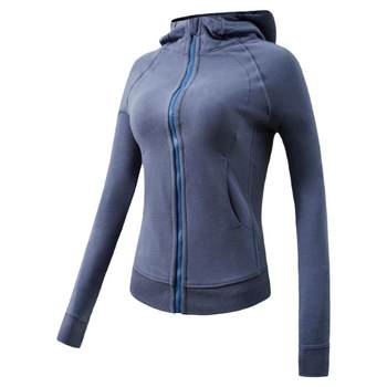 Cloud Shell Yoga Jacket Fashionable New Fitness Wear Zipper Jacket Hooded Slim Fit Sports Top Women's Autumn and Winter