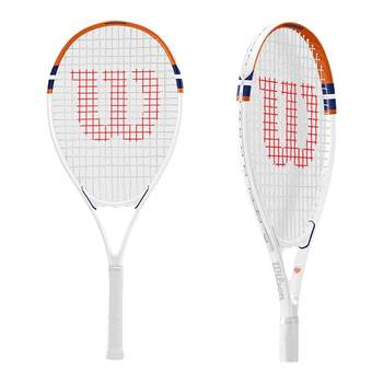 Wilson Wilson ຢ່າງເປັນທາງການ French Open Co-branded ການຝຶກອົບຮົມຜູ້ໃຫຍ່ຂອງຜູ້ຊາຍແລະແມ່ຍິງ Universal Beginner Tennis Racquet