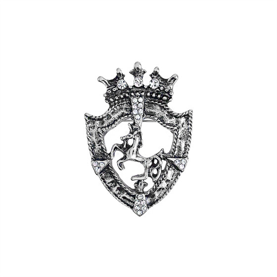 European and American personality fashion shield brooch men's high-end suit corsage elegant temperament clothing ornament pin fixed
European and American personality fashion shield brooch men's high-end suit corsage elegant temperament clothing ornament pin fixed