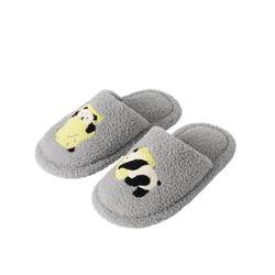 tbh Brutalist Home Panda Plush Slippers Indoor Autumn and Winter Warm Shoes Home Couple Home Shoes*