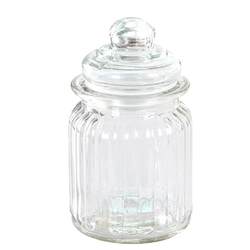 Glass tea tank sealing tank transparent small bottle small storage tank grain miscellaneous grain storage tank glass can