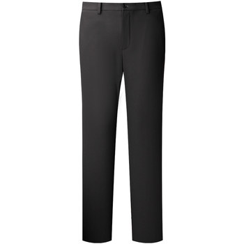 ANOS stretch breathable business trousers casual men's no-iron anti-wrinkle slim black straight drape trousers summer