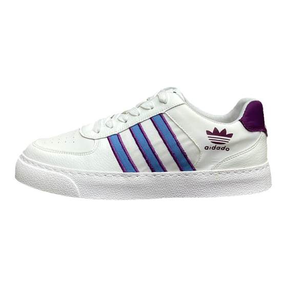 Casual board shoes 2025 spring new versatile trendy brand soft sole comfortable and breathable three-way bar small white shoes popular men's shoes Casual board shoes 2025 spring new versatile trendy brand soft sole comfortable and breathable three-way bar small white shoes popular men's shoes