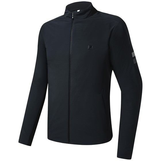 FILA Fila Official Men's Cotton Basic Simple Stand-up Collar Golf Sports Warm Outdoor Stretch Jacket FILA Fila Official Men's Cotton Basic Simple Stand-up Collar Golf Sports Warm Outdoor Stretch Jacket