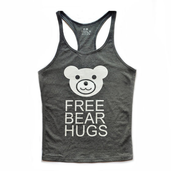 D.M men's vest bear cartoon suspender low breasts and sports base cotton sweatshirt letter printing sleeveless I-font
D.M men's vest bear cartoon suspender low breasts and sports base cotton sweatshirt letter printing sleeveless I-font
