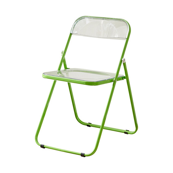 Transparent folding chair acrylic dining chair net red milk tea shop casual chair clothing shop photo chair, makeup stool Transparent folding chair acrylic dining chair net red milk tea shop casual chair clothing shop photo chair, makeup stool