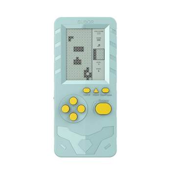 Little Overlord 2024 ຄອນໂຊນເກມໃຫມ່ handheld console nostalgic fc classic Tetris game console portable large screen puzzle retro Children's handheld cube machine old-fashioned mini small