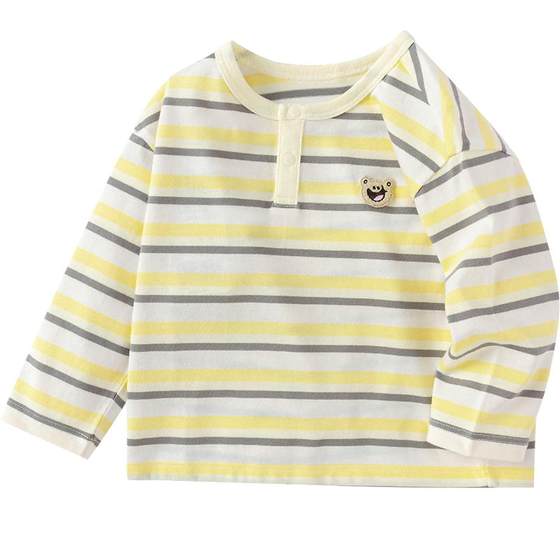 Balabala children's clothing, children's long-sleeved T-shirt, cotton base shirt, boys and girls striped tops, 2025 autumn new style
Balabala children's clothing, children's long-sleeved T-shirt, cotton base shirt, boys and girls striped tops, 2025 autumn new style