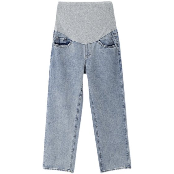 Pregnant women's pants wearing spring and autumn thin straight straight pilts loose pregnant women denim trousers wide -leg pants spring and summer nineteen pants spring
Pregnant women's pants wearing spring and autumn thin straight straight pilts loose pregnant women denim trousers wide -leg pants spring and summer nineteen pants spring